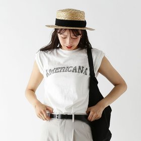 【アメリカーナ/Americana】 AMERICANA アメリカーナ ロールアップT AMERICANA人気、トレンドファッション・服の通販 founy(ファニー) ファッション Fashion レディースファッション WOMEN ロールアップ Roll Up |ID:prp329100004544868