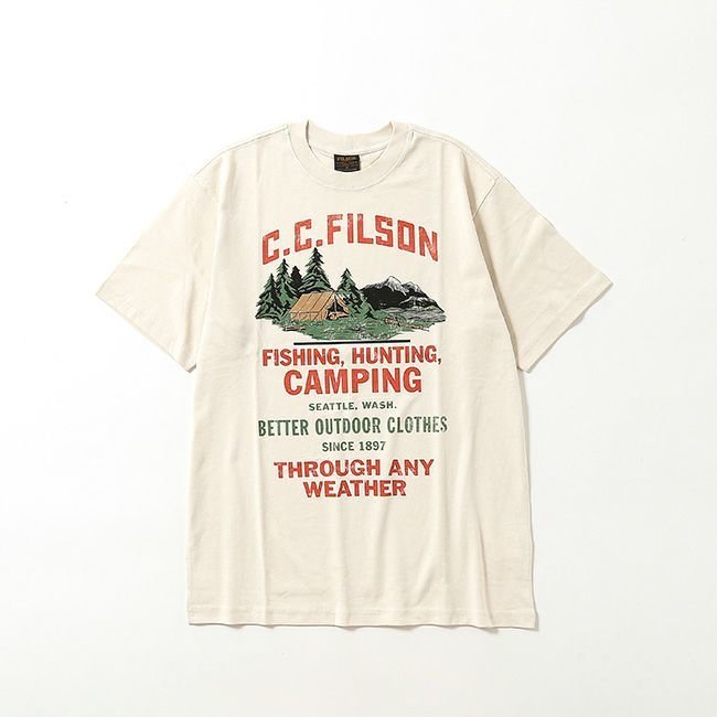 【フィルソン/FILSON / MEN】のFILSON フィルソン S/SフロンティアグラフィックTシャツ 人気、トレンドファッション・服の通販 founy(ファニー) 　ファッション　Fashion　メンズファッション　Fashion for Men　オレンジ　Orange　グラフィック　Graphic, Graphic Design　夏　Summer　S/S・春夏　SS, Spring/Summer, Warm Season　 other-1|ID: prp329100004547934 ipo3291000000032139837
