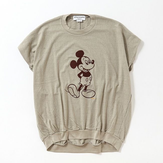 【アメリカーナ/Americana】のAMERICANA アメリカーナ ミッキースリーブレスT 人気、トレンドファッション・服の通販 founy(ファニー) 　ファッション　Fashion　レディースファッション　Fashion for Women　 other-1|ID: prp329100004601973 ipo3291000000032719939