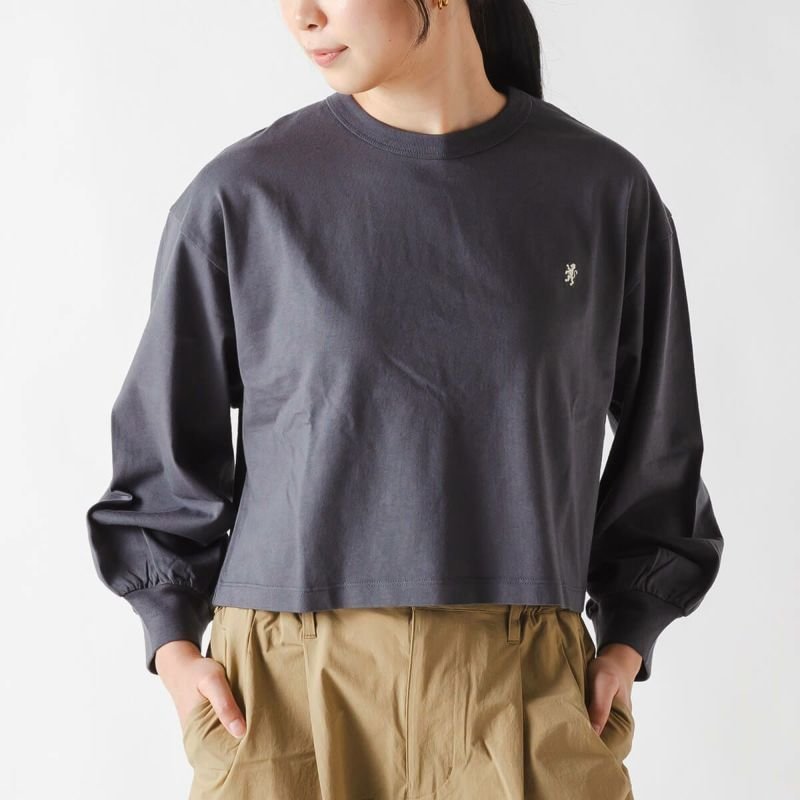 【ジムフレックス/GYMPHLEX】のGymphlex ジムフレックス パフスリーブクルーネックP.O. 32/2コンパクトジャージー【ウィメンズ】 人気、トレンドファッション・服の通販 founy(ファニー) 　ファッション　Fashion　レディースファッション　Fashion for Women　イエロー　Yellow　コンパクト　Compact, Small Size　 other-1|ID: prp329100004642685 ipo3291000000033488883