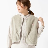 【ダントン/DANTON】のDANTON ダントン フリースカラーレスベスト フリース【ウィメンズ】 人気、トレンドファッション・服の通販 founy(ファニー) ファッション Fashion レディースファッション Fashion for Women アウター Coat / Outerwear Collection トップス・カットソー Cut & Sew Tops ベスト&ジレ / 重ね着スタイル Vests & Gilets オレンジ Orange パイピング Piping, Trim Design マーブル Marble, Marble Pattern |ID:prp329100004657617