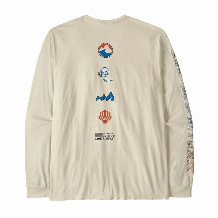 【パタゴニア/Patagonia / MEN】のpatagonia パタゴニア L/SロングウェイラウンドオーガニックTシャツ メンズ インテリア・キッズ・メンズ・レディースファッション・服の通販 founy(ファニー) https://founy.com/ ファッション Fashion メンズファッション Fashion for Men メンズ Men's, Menswear |ID: prp329100004665458 ipo3291000000033747354