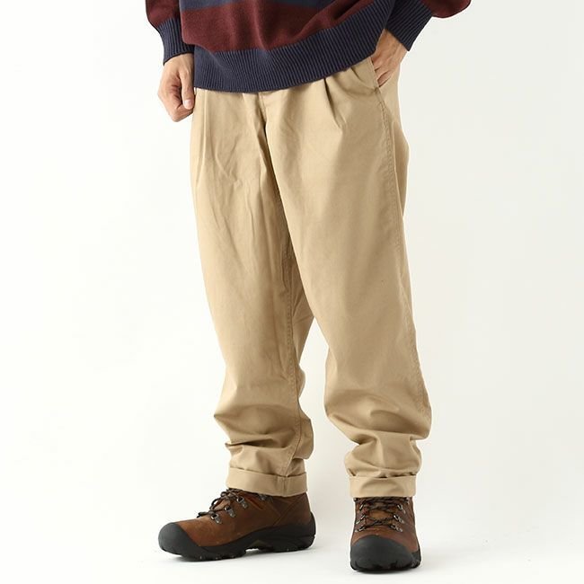 【グラミチ/GRAMICCI / MEN】のGRAMICCI グラミチ T/Cツイルタックテーパードパンツ メンズ インテリア・キッズ・メンズ・レディースファッション・服の通販 founy(ファニー) https://founy.com/ ファッション Fashion メンズファッション Fashion for Men ボトムス Bottoms メンズ Men's, Menswear |ID: prp329100004665570 ipo3291000000034122807