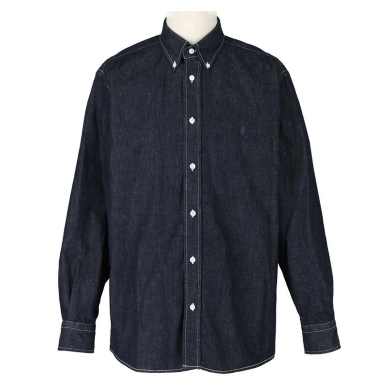 【ジムフレックス/GYMPHLEX / MEN】のGymphlex ジムフレックス B.D.シャツL/S ライトデニム メンズ 人気、トレンドファッション・服の通販 founy(ファニー) 　ファッション　Fashion　メンズファッション　Fashion for Men　デニム　Denim, Jeans Material　メンズ　Men's, Menswear　 other-1|ID: prp329100004665573 ipo3291000000033747550