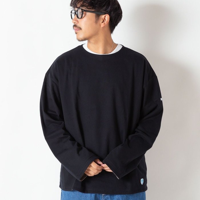 【オーシバル/ORCIVAL / MEN】のORCIVAL オーシバル ボートネックL/Sプルオーバー 40/2 クラシックジャージー メンズ インテリア・キッズ・メンズ・レディースファッション・服の通販 founy(ファニー) https://founy.com/ ファッション Fashion メンズファッション Fashion for Men トップス・カットソー Cut & Sew Tops イエロー Yellow クラシック Classic, Timeless Style メンズ Men's, Menswear |ID: prp329100004665587 ipo3291000000035767249