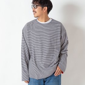 【オーシバル/ORCIVAL / MEN】のORCIVAL オーシバル ボートネックL/Sプルオーバー ヤーンダイド40/2 ジャージー メンズ 人気、トレンドファッション・服の通販 founy(ファニー) ファッション Fashion メンズファッション Fashion for Men トップス・カットソー Cut & Sew Tops オレンジ Orange ストライプ Stripe, Striped Pattern メンズ Men's, Menswear |ID:prp329100004665588