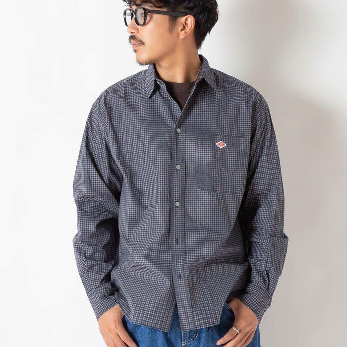 【ダントン/DANTON / MEN】のDANTON ダントン ワークシャツジャケット 50/1コンパクトタイプライターグラフチェック メンズ インテリア・キッズ・メンズ・レディースファッション・服の通販 founy(ファニー) https://founy.com/ ファッション Fashion メンズファッション Fashion for Men メンズ Men's, Menswear |ID: prp329100004665608 ipo3291000000035767266