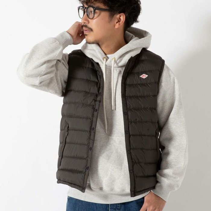 【ダントン/DANTON / MEN】のDANTON ダントン インナーダウンクルーネックベスト ナイロンタフタ メンズ インテリア・キッズ・メンズ・レディースファッション・服の通販 founy(ファニー) https://founy.com/ ファッション Fashion メンズファッション Fashion for Men タフタ Taffeta, Structured Fabric ダウン Down, Puffer フェザー Feather, Feather Detail メンズ Men's, Menswear |ID: prp329100004665616 ipo3291000000033747620
