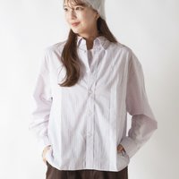 【ジムフレックス/GYMPHLEX】のGymphlex ジムフレックス ショートB.D.シャツL/S ストライプブロードクロス【ウィメンズ】 人気、トレンドファッション・服の通販 founy(ファニー) ファッション Fashion レディースファッション Fashion for Women トップス・カットソー Cut & Sew Tops シャツ・ブラウス・オフィスカジュアル Elegant Blouses & Button-Ups ショート Short, Short Length ストライプ Stripe, Striped Pattern |ID:prp329100004665709