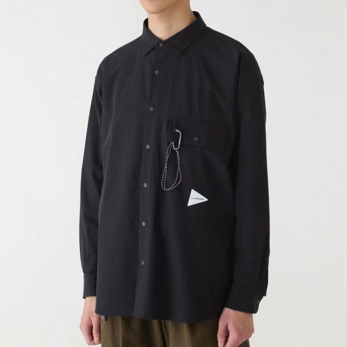 【アンドワンダー/and wander】のand wander アンドワンダー ライトダブルクロスシャツ インテリア・キッズ・メンズ・レディースファッション・服の通販 founy(ファニー) https://founy.com/ ファッション Fashion レディースファッション Fashion for Women トップス・カットソー Cut & Sew Tops シャツ・ブラウス・オフィスカジュアル Elegant Blouses & Button-Ups |ID: prp329100004665715 ipo3291000000033747789