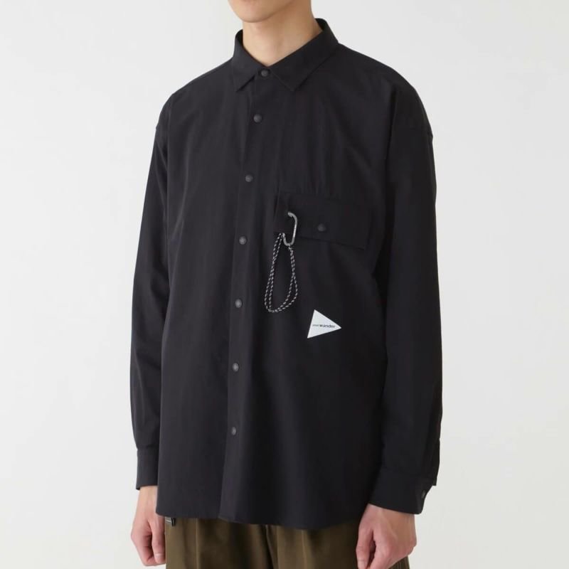 【アンドワンダー/and wander】のand wander アンドワンダー ライトダブルクロスシャツ 人気、トレンドファッション・服の通販 founy(ファニー) ファッション Fashion レディースファッション Fashion for Women トップス・カットソー Cut & Sew Tops シャツ・ブラウス・オフィスカジュアル Elegant Blouses & Button-Ups other-1|ID: prp329100004665715 ipo3291000000033747789