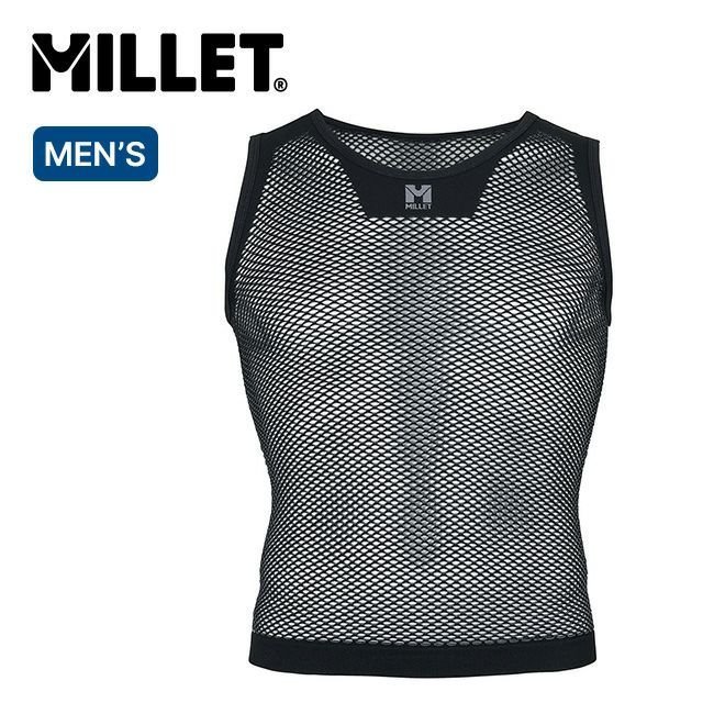 【ミレー/MILLET / MEN】のMillet ミレー ドライナミックメッシュNSクルー メンズ インテリア・キッズ・メンズ・レディースファッション・服の通販 founy(ファニー) https://founy.com/ ファッション Fashion メンズファッション Fashion for Men フィット Fit, Slim Fit メッシュ Mesh, Net Fabric メンズ Men's, Menswear |ID: prp329100004671843 ipo3291000000033771587