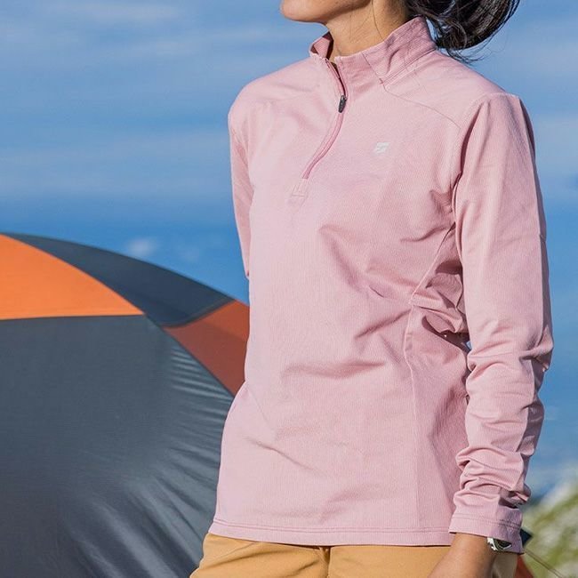 【ファイントラック/finetrack】のfinetrack ファイントラック ドラウトクアッドジップネック【ウィメンズ】 人気、トレンドファッション・服の通販 founy(ファニー) ファッション Fashion レディースファッション Fashion for Women ピーチ Peach, Soft Touch 夏 Summer 抗菌 Antibacterial, Bacteria-Resistant other-1|ID: prp329100004690026 ipo3291000000033870575