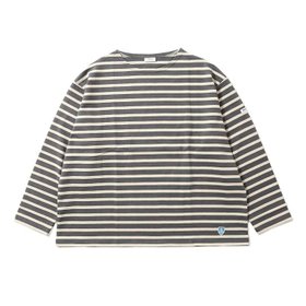 【オーシバル/ORCIVAL】のORCIVAL オーシバル クルーネックL/S P.O コットンロード【ウィメンズ】 人気、トレンドファッション・服の通販 founy(ファニー) ファッション Fashion レディースファッション Fashion for Women カットソー Cut and Sewn Top デニム Denim, Jeans Material フランス France, French 定番 Standard, Basic Item |ID:prp329100004690029