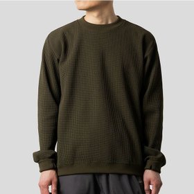 【ナリフリ/narifuri】のnarifuri ナリフリ マルチワッフルクルーネックスウェット 人気、トレンドファッション・服の通販 founy(ファニー) ファッション Fashion レディースファッション Fashion for Women トップス・カットソー Cut & Sew Tops レディースパーカー・カジュアルフーディー Casual Hoodies & Sweatshirts スウェット・クルーネックトップス Sweatshirts & Crewnecks / Relaxed Fit Sweat Tops ストレッチ Stretch, Stretchy Fabric ドット Polka Dot, Dot Pattern ワッフル Waffle, Waffle Knit 軽量 Lightweight, Ultra Light |ID:prp329100004700560