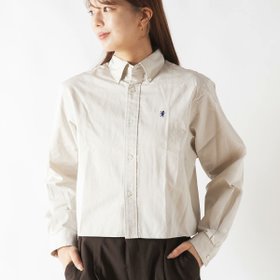 【ジムフレックス/GYMPHLEX】のGymphlex ジムフレックス ショートB.D.シャツL/S ツイルバイオウォッシュ【ウィメンズ】 人気、トレンドファッション・服の通販 founy(ファニー) ファッション Fashion レディースファッション Fashion for Women トップス・カットソー Cut & Sew Tops シャツ・ブラウス・オフィスカジュアル Elegant Blouses & Button-Ups ショート Short, Short Length |ID:prp329100004700649