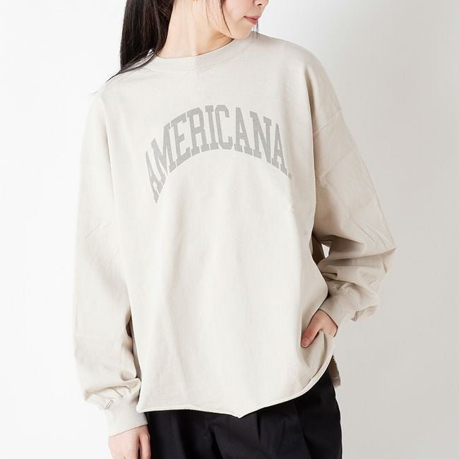 【アメリカーナ/Americana】のAMERICANA アメリカーナ USED加工 L/ST Americana インテリア・キッズ・メンズ・レディースファッション・服の通販 founy(ファニー) https://founy.com/ ファッション Fashion レディースファッション Fashion for Women |ID: prp329100004700659 ipo3291000000035732247