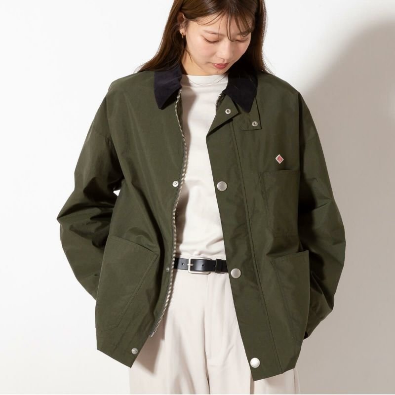 【ダントン/DANTON】のDANTON ダントン カバーオールジャケット ナイロンタフタ【ウィメンズ】 人気、トレンドファッション・服の通販 founy(ファニー) 　ファッション　Fashion　レディースファッション　Fashion for Women　アウター　Coat / Outerwear Collection　レディースジャケット・軽アウター　Jackets　ジャケット　Jacket, Outerwear　タフタ　Taffeta, Structured Fabric　 other-1|ID: prp329100004700662 ipo3291000000033939934