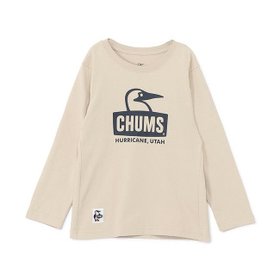 【チャムス/CHUMS / KIDS】のCHUMS チャムス フェイスブラッシュドL/S Tシャツ【キッズ】 人気、トレンドファッション・服の通販 founy(ファニー) ファッション Fashion キッズファッション Fashion for Kids オレンジ Orange |ID:prp329100004707141