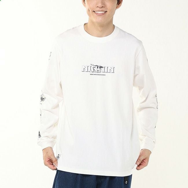 【チャムス/CHUMS / MEN】のCHUMS チャムス ザニンジャブラッシュドL/S Tシャツ メンズ インテリア・キッズ・メンズ・レディースファッション・服の通販 founy(ファニー) https://founy.com/ ファッション Fashion メンズファッション Fashion for Men メンズ Men's, Menswear |ID: prp329100004708492 ipo3291000000035766863