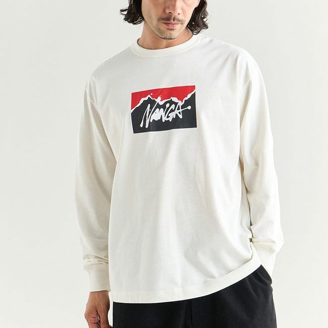 【その他のブランド/Other】のNANGA×RYUJI KAMIYAMA ナンガ×リュウジ カミヤマ L/S TEE 人気、トレンドファッション・服の通販 founy(ファニー) 　ファッション　Fashion　レディースファッション　Fashion for Women　キャラクター　Character, Licensed Characters　グラフィック　Graphic, Graphic Design　シルク　Silk, 100% Silk　シンプル　Simple, Minimal　フェイス　Face, Facial Design　フォルム　Silhouette, Form　 other-1|ID: prp329100004711026 ipo3291000000034029507