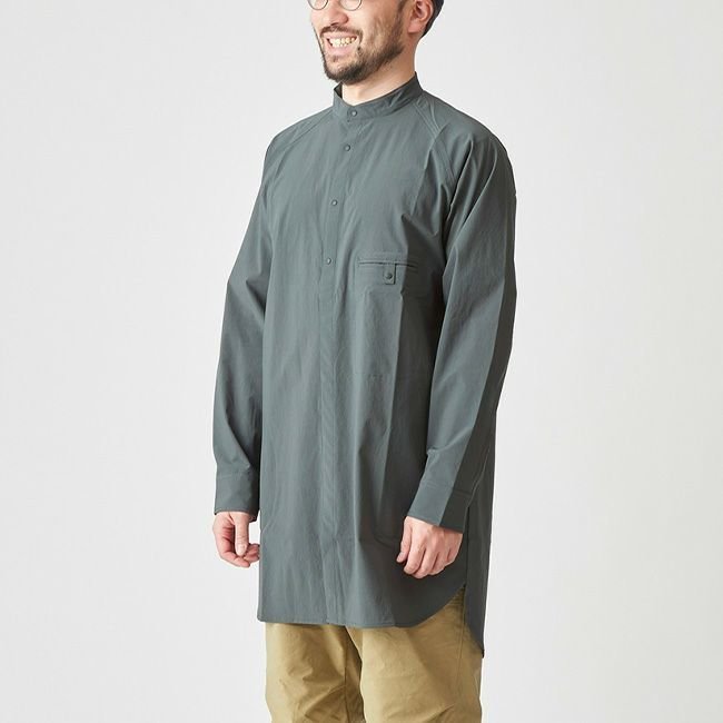 【アクシーズクイン エレメンツ/AXESQUIN ELEMENTS】のAXESQUIN ELEMENTS アクシーズクインエレメンツ ソフトシェルのロングシャツ 人気、トレンドファッション・服の通販 founy(ファニー) 　ファッション　Fashion　レディースファッション　Fashion for Women　トップス・カットソー　Cut & Sew Tops　シャツ・ブラウス・オフィスカジュアル　Elegant Blouses & Button-Ups　ストレッチ　Stretch, Stretchy Fabric　スリーブ　Sleeve, Long Sleeve / Short Sleeve　ポケット　Pocket, Pocket Detail　ロング　Long, Long-Length　 other-1|ID: prp329100004711077 ipo3291000000034029577