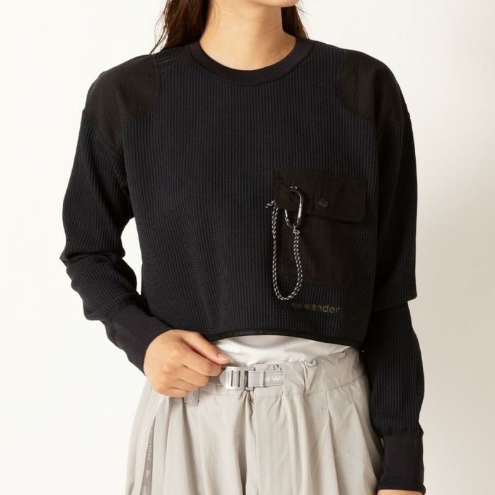 【アンドワンダー/and wander】のand wander アンドワンダー PEワッフルショートレングスT【ウィメンズ】 インテリア・キッズ・メンズ・レディースファッション・服の通販 founy(ファニー) https://founy.com/ ファッション Fashion レディースファッション Fashion for Women |ID: prp329100004721688 ipo3291000000034122857