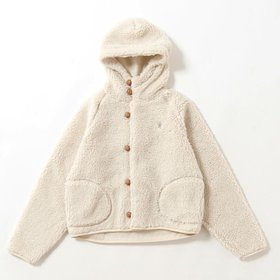 【ジムフレックス/GYMPHLEX】 Gymphlex ジムフレックス ボアフーデッドショートジャケット シープボア【ウィメンズ】人気、トレンドファッション・服の通販 founy(ファニー) ファッション Fashion レディースファッション Fashion for Women アウター Coat / Outerwear Collection レディースジャケット・軽アウター Jackets アクリル Acrylic Material |ID:prp329100004740285