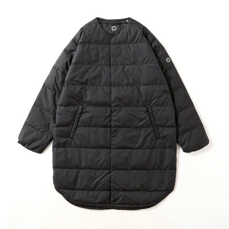 【オーシバル/ORCIVAL】のORCIVAL オーシバル ラウンドネックロングコート ポリエステルタフタ【ウィメンズ】 人気、トレンドファッション・服の通販 founy(ファニー) 　ファッション　Fashion　レディースファッション　Fashion for Women　アウター　Coat / Outerwear Collection　コート・ロングコート・ピーコート　Long Coats, Peacoats & More　タフタ　Taffeta, Structured Fabric　ダウン　Down, Puffer　フェザー　Feather, Feather Detail　ポケット　Pocket, Pocket Detail　軽量　Lightweight, Ultra Light　 other-1|ID: prp329100004744773 ipo3291000000034296554