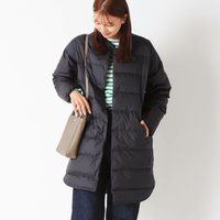 【オーシバル/ORCIVAL】のORCIVAL オーシバル ラウンドネックロングコート ポリエステルタフタ【ウィメンズ】 人気、トレンドファッション・服の通販 founy(ファニー) ファッション Fashion レディースファッション Fashion for Women アウター Coat / Outerwear Collection コート・ロングコート・ピーコート Long Coats, Peacoats & More タフタ Taffeta, Structured Fabric ダウン Down, Puffer フェザー Feather, Feather Detail ポケット Pocket, Pocket Detail 軽量 Lightweight, Ultra Light |ID:prp329100004744773