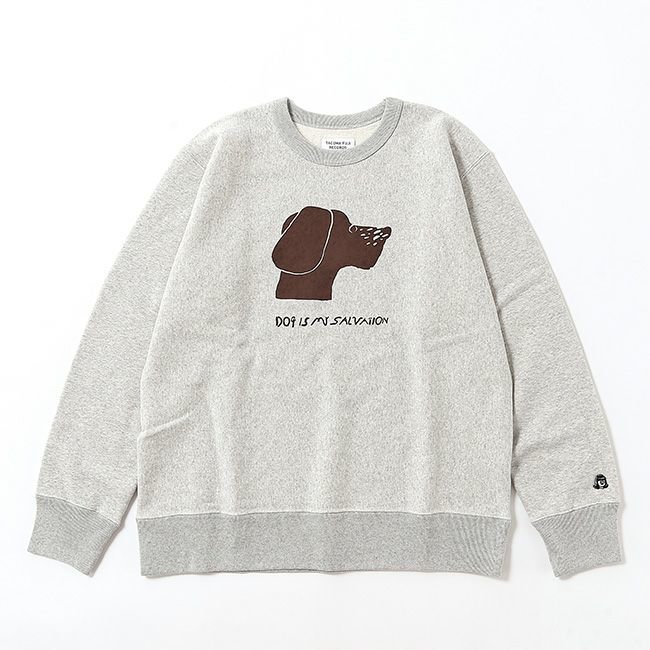 【タコマフジレコード/TACOMA FUJI RECORDS / MEN】のTACOMA FUJI RECORDS タコマフジレコード DOG IS MY SALVATION SWEATSHIRT インテリア・キッズ・メンズ・レディースファッション・服の通販 founy(ファニー) https://founy.com/ ファッション Fashion メンズファッション Fashion for Men トップス・カットソー Cut & Sew Tops ベスト・ジレ Vests & Gilets パーカー・フーディー / カジュアルコーデ Hoodies & Parkas メンズシャツ Shirts 犬 Dog |ID: prp329100004766783 ipo3291000000034516235