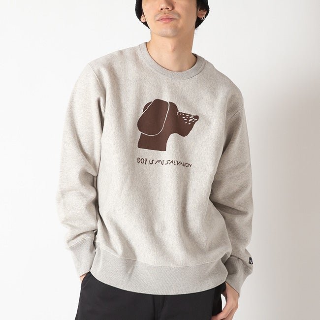 【タコマフジレコード/TACOMA FUJI RECORDS / MEN】のTACOMA FUJI RECORDS タコマフジレコード DOG IS MY SALVATION SWEATSHIRT インテリア・キッズ・メンズ・レディースファッション・服の通販 founy(ファニー) https://founy.com/ ファッション Fashion メンズファッション Fashion for Men トップス・カットソー Cut & Sew Tops ベスト・ジレ Vests & Gilets パーカー・フーディー / カジュアルコーデ Hoodies & Parkas メンズシャツ Shirts 犬 Dog |ID: prp329100004766783 ipo3291000000035794919