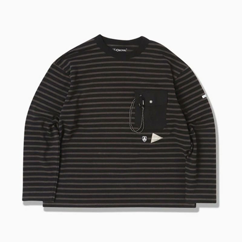 【アンドワンダー/and wander】のand wander アンドワンダー オーシバルL/S T 人気、トレンドファッション・服の通販 founy(ファニー) ファッション Fashion レディースファッション Fashion for Women other-1|ID: prp329100004773059 ipo3291000000034585323