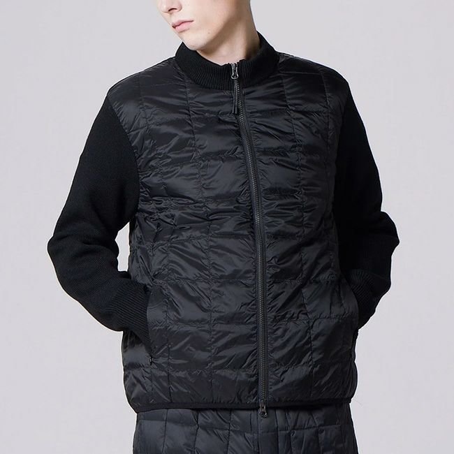 【タイオン/TAION / MEN】のTAION タイオン ベーシック モックネックWジップ ニットスリーブ ダウンジャケット メンズ 人気、トレンドファッション・服の通販 founy(ファニー) ファッション Fashion メンズファッション Fashion for Men アクリル Acrylic Material ジップ Zip, Zipper ジャケット Jacket, Outerwear スリット Slit, Slit Detail スリーブ Sleeve, Long Sleeve / Short Sleeve ダウン Down, Puffer フェザー Feather, Feather Detail ベーシック Basic, Essential ポケット Pocket, Pocket Detail メンズ Men's, Menswear モックネック Mock Neck, Short Turtleneck 洗える Machine Washable other-1|ID: prp329100004773068 ipo3291000000034836972