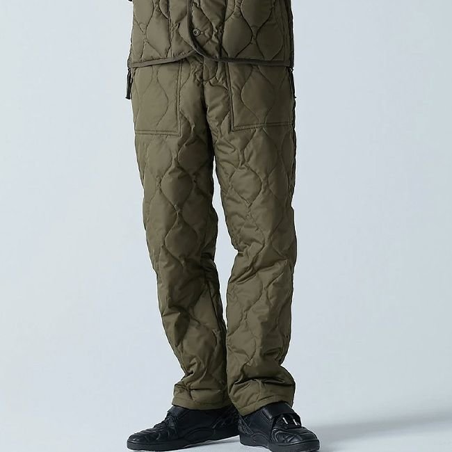 【タイオン/TAION】のTAION タイオン レギュラーミリタリーダウンパンツ ユニセックス 人気、トレンドファッション・服の通販 founy(ファニー) 　ファッション　Fashion　レディースファッション　Fashion for Women　パンツ　Pants & Trousers　ダウン　Down, Puffer　パッチ　Patch, Appliqué　フェザー　Feather, Feather Detail　フラップ　Flap, Flap Pocket　ポケット　Pocket, Pocket Detail　リップ　Lip, Lip Motif　洗える　Machine Washable　 other-1|ID: prp329100004773076 ipo3291000000034585352