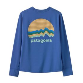 【パタゴニア/patagonia / KIDS】 patagonia パタゴニア L/SキャプリーンシルクウェイトTシャツ【キッズ】人気、トレンドファッション・服の通販 founy(ファニー) ファッション Fashion キッズファッション Fashion for Kids |ID:prp329100004776880