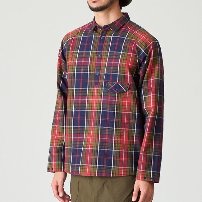 【アクシーズクインエレメンツ/AXESQUIN ELEMENTS / MEN】のAXESQUIN ELEMENTS アクシーズクインエレメンツ タータンチェックのプルオーバーシャツ 人気、トレンドファッション・服の通販 founy(ファニー) 　ファッション　Fashion　メンズファッション　Fashion for Men　トップス・カットソー　Cut & Sew Tops　メンズシャツ　Shirts　 other-1|ID: prp329100004816170 ipo3291000000034982591