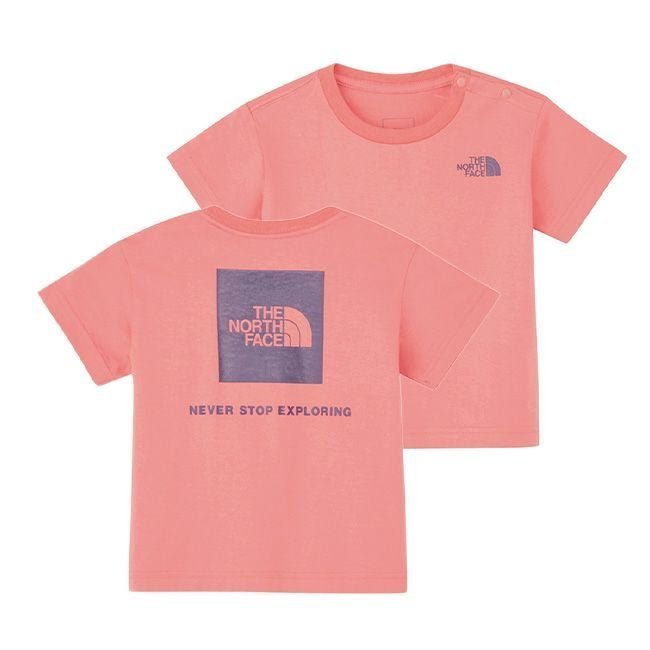 【ザ ノース フェイス/THE NORTH FACE / KIDS】のTHE NORTH FACE ノースフェイス S/SバックスクエアロゴTee【ベビー】 人気、トレンドファッション・服の通販 founy(ファニー) 　ファッション　Fashion　キッズファッション　Fashion for Kids　クラッシュ　Distressed, Crashed Style　ドット　Polka Dot, Dot Pattern　フェイス　Face, Facial Design　ベビー　Baby, Babywear　夏　Summer　S/S・春夏　SS, Spring/Summer, Warm Season　 other-1|ID: prp329100004841034 ipo3291000000035729665