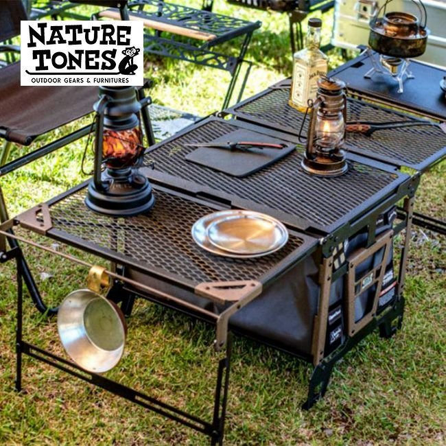 【ネイチャートーンズ/NATURE TONES / GOODS】のNATURE TONES ネイチャートーンズ サイドアップボックス&テーブルファブリックLサイズ ラギットモデル 人気、トレンドファッション・服の通販 founy(ファニー) 　サテン　Satin, Glossy Fabric　テーブル　Table, Dining Table　ホーム・キャンプ・アウトドア・お取り寄せ　Home Living / Home & Lifestyle / Camping Gear / Outdoor Camping　キャンプ用品・アウトドア
　Camping Gear & Outdoor Supplies　チェア テーブル　Folding Camp Chairs & Portable Tables　 other-1|ID: prp329100004847843 ipo3291000000035426661
