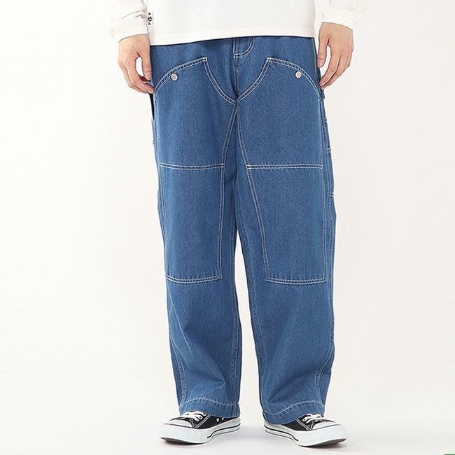 【チャムス/CHUMS / MEN】のCHUMS チャムス ダブルニーパンツ インテリア・キッズ・メンズ・レディースファッション・服の通販 founy(ファニー) https://founy.com/ ファッション Fashion メンズファッション Fashion for Men ボトムス Bottoms インディゴ Indigo Denim フラップ Flap, Flap Pocket ポケット Pocket, Pocket Detail モチーフ Motif, Design Theme ループ Loop, Loop Knit ワイド Wide, Wide Fit |ID: prp329100004867301 ipo3291000000036256501