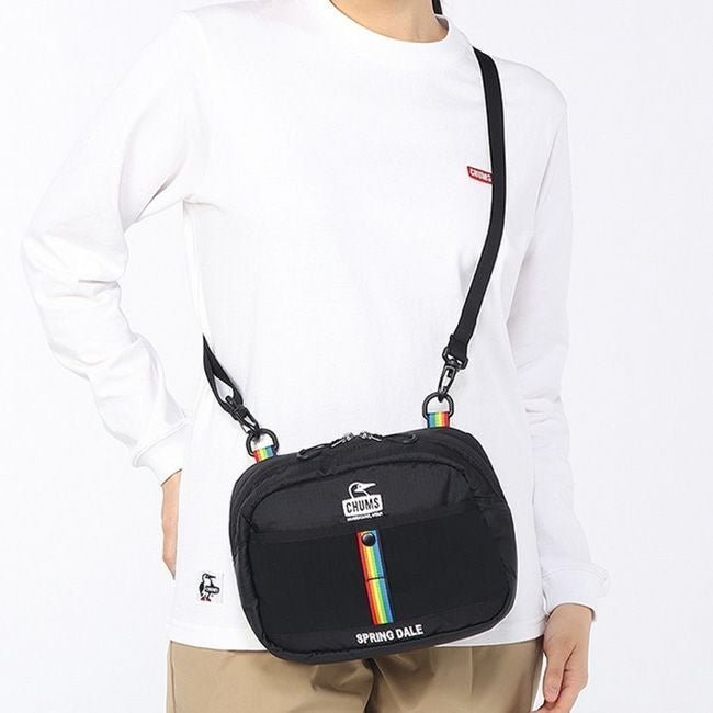 【チャムス/CHUMS】のCHUMS チャムス スプリングデールショルダーバッグ 人気、トレンドファッション・服の通販 founy(ファニー) 　ファッション　Fashion　レディースファッション　Fashion for Women　バッグ　Bags　スマホ　Smartphone, Mobile Device　ポケット　Pocket, Pocket Detail　ポーチ　Pouch, Small Case　メッシュ　Mesh, Net Fabric　財布　Wallet, Purse　 other-1|ID: prp329100004867825 ipo3291000000036263325