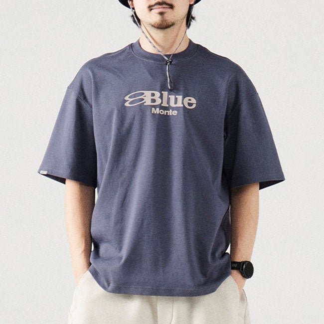 【その他のブランド/Other】のBLUE MONTE ブルーモンテ クールマックスクルーネック ロゴTシャツ メンズ 人気、トレンドファッション・服の通販 founy(ファニー) 　ファッション　Fashion　レディースファッション　Fashion for Women　トップス・カットソー　Cut & Sew Tops　シャツ・ブラウス・オフィスカジュアル　Elegant Blouses & Button-Ups　ロングTシャツ・Tシャツ　Longline T-Shirts & Tees　メンズ　Men's, Menswear　抗菌　Antibacterial, Bacteria-Resistant　 other-1|ID: prp329100004878360 ipo3291000000036393800