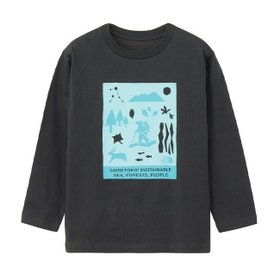 【ザ ノース フェイス/THE NORTH FACE / KIDS】のTHE NORTH FACE ノースフェイス L/SシレトコトコTee【キッズ】 人気、トレンドファッション・服の通販 founy(ファニー) ファッション Fashion キッズファッション Fashion for Kids フェイス Face, Facial Design ミックス Mix, Mixed Style |ID:prp329100004885608