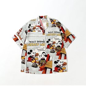 【ポータークラシック/PORTER CLASSIC】のPorter Classic ポータークラシック DISNEY VP アロハシャツ 人気、トレンドファッション・服の通販 founy(ファニー) ファッション Fashion レディースファッション Fashion for Women トップス・カットソー Cut & Sew Tops シャツ・ブラウス・オフィスカジュアル Elegant Blouses & Button-Ups イエロー Yellow クラシック Classic, Timeless Style |ID:prp329100004963454