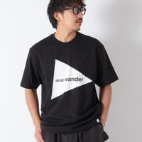 【アンドワンダー/and wander / MEN】のand wander アンドワンダー アンドワンダービッグロゴSS T 大人の最旬トレンドファッション＆コーディネート founy(ファウニー) ファッション Fashion メンズファッション Fashion for Men |ID:prp329100004989073