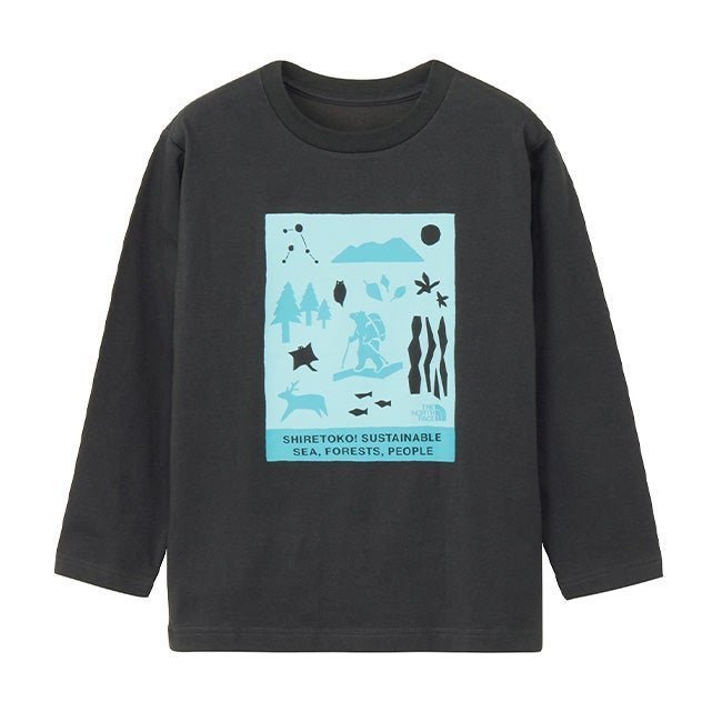 【ザ ノース フェイス/THE NORTH FACE / KIDS】のTHE NORTH FACE ノースフェイス L/SシレトコトコTee【キッズ】 大人の最旬トレンドファッション＆コーディネート founy(ファウニー) 　ファッション　Fashion　キッズファッション　Fashion for Kids　フェイス　Face, Facial Design　ミックス　Mix, Mixed Style　 other-1|ID: prp329100004990629 ipo3291000000037380649