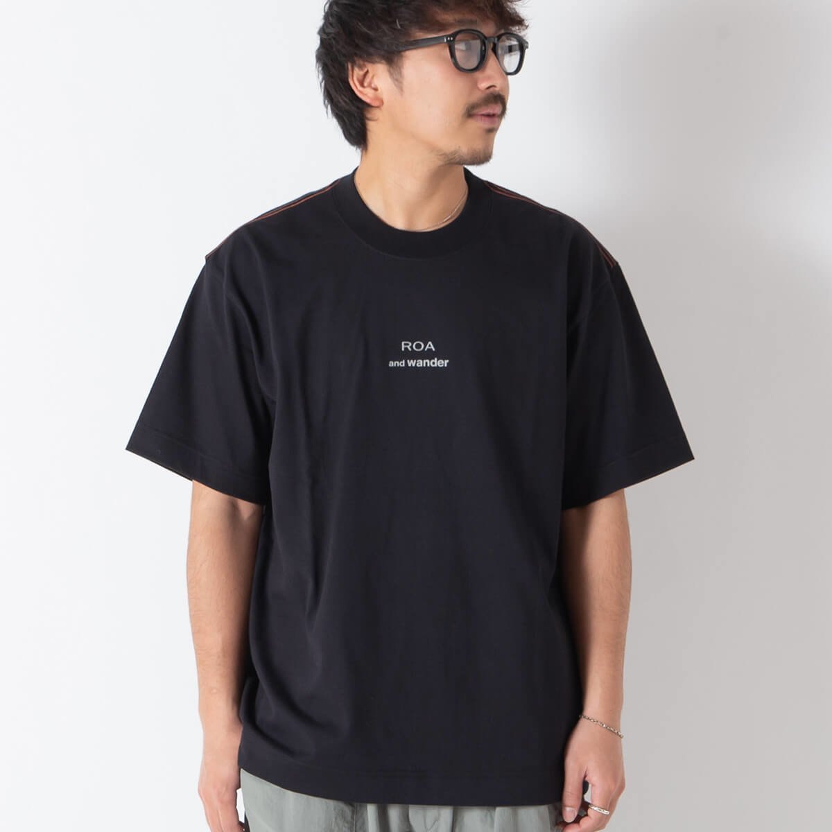 【その他のブランド/Other】のROA × and wander ロア×アンドワンダー ロゴプリンテッドT 大人の最旬トレンドファッション＆コーディネート founy(ファウニー) 　ファッション　Fashion　メンズファッション　Fashion for Men　 other-1|ID: prp329100004990809 ipo3291000000037380870