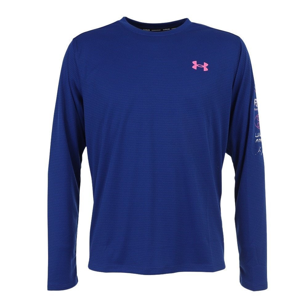 【アンダーアーマー/UNDER ARMOUR / GOODS】のアンダーアーマー(UNDER ARMOUR)(メンズ)ランエニウェア メッシュ グラフィック ロングスリーブ Tシャツ 1375972 456 人気、トレンドファッション・服の通販 founy(ファニー) 　グラフィック　Graphic　スリーブ　Sleeve　メッシュ　Mesh　メンズ　Mens　ロング　Long　A/W・秋冬　Aw・Autumn/Winter・Fw・Fall-Winter　ホーム・キャンプ・アウトドア・お取り寄せ　Home,Garden,Outdoor,Camping Gear　キャンプ用品・アウトドア
　Camping Gear & Outdoor Supplies　その他 雑貨 小物　Camping Tools　 other-1|ID: prp329100002819674 ipo3291000000023694761