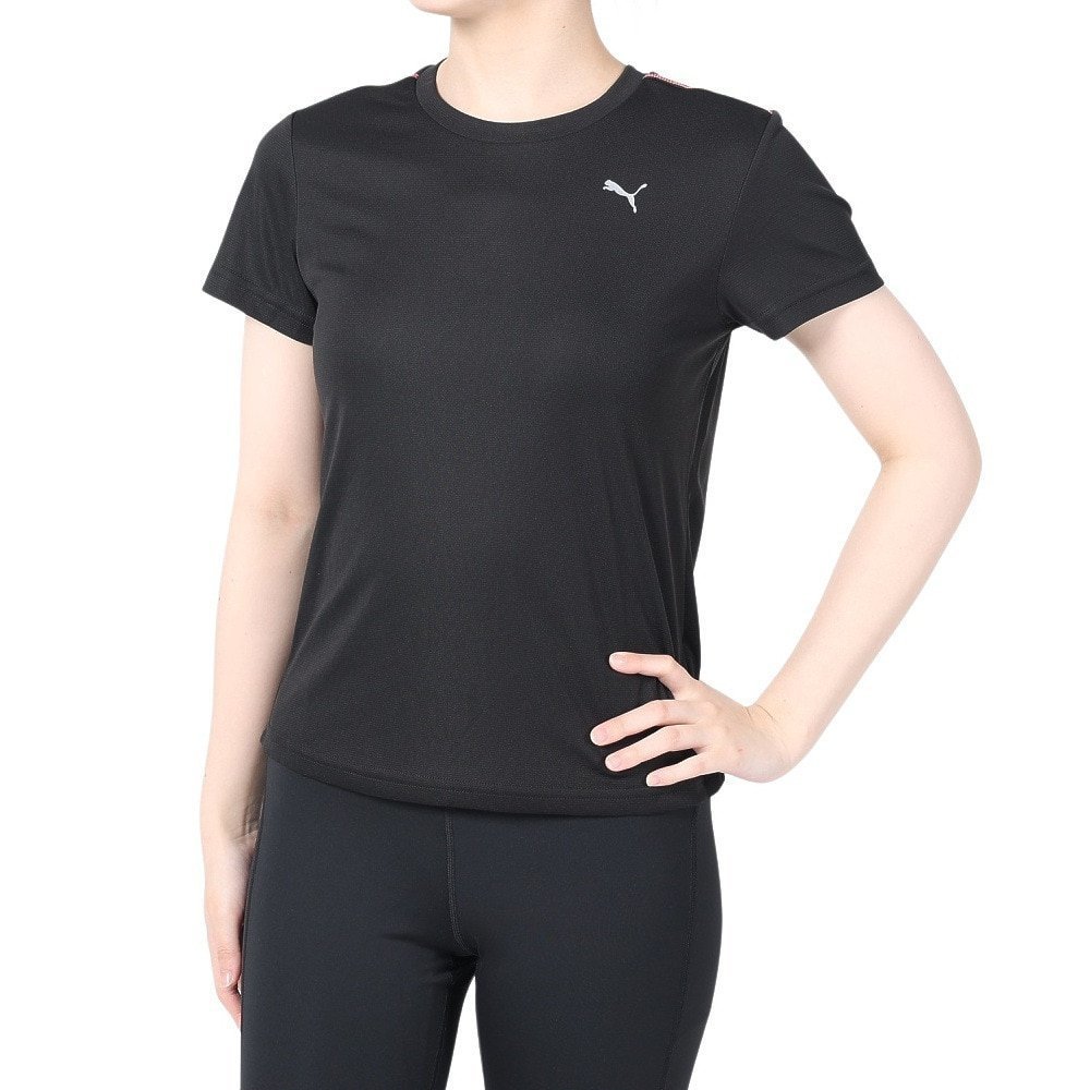 【プーマ/PUMA / GOODS】のプーマ(PUMA)(レディース)RUN ドライプラス 半袖Tシャツ 523774 01 BLK 人気、トレンドファッション・服の通販 founy(ファニー) 　S/S・春夏　Ss・Spring/Summer　半袖　Short Sleeve　夏　Summer　春　Spring　ホーム・キャンプ・アウトドア・お取り寄せ　Home,Garden,Outdoor,Camping Gear　キャンプ用品・アウトドア
　Camping Gear & Outdoor Supplies　その他 雑貨 小物　Camping Tools　 other-1|ID: prp329100003202524 ipo3291000000025559037