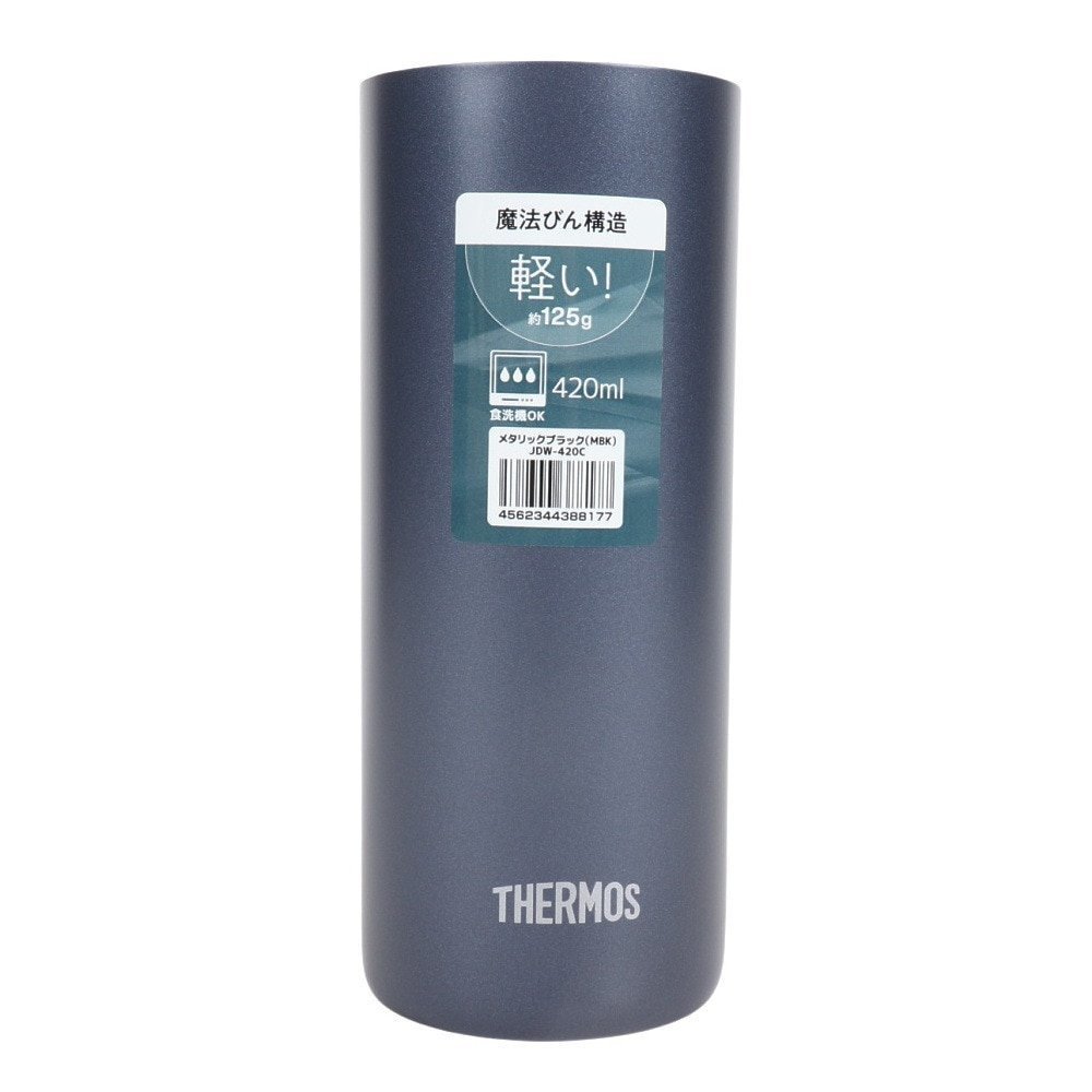 【サーモス/THERMOS / GOODS】のサーモス(THERMOS) タンブラー 保冷 保温 真空断熱タンブラー 420ml ブラック JDW-420C MBK 人気、トレンドファッション・服の通販 founy(ファニー) 　シンプル　Simple　タンブラー　Tumbler　夏　Summer　春　Spring　S/S・春夏　Ss・Spring/Summer　軽量　Lightweight　ホーム・キャンプ・アウトドア・お取り寄せ　Home,Garden,Outdoor,Camping Gear　キャンプ用品・アウトドア
　Camping Gear & Outdoor Supplies　その他 雑貨 小物　Camping Tools　 other-1|ID: prp329100003255186 ipo3291000000024522483